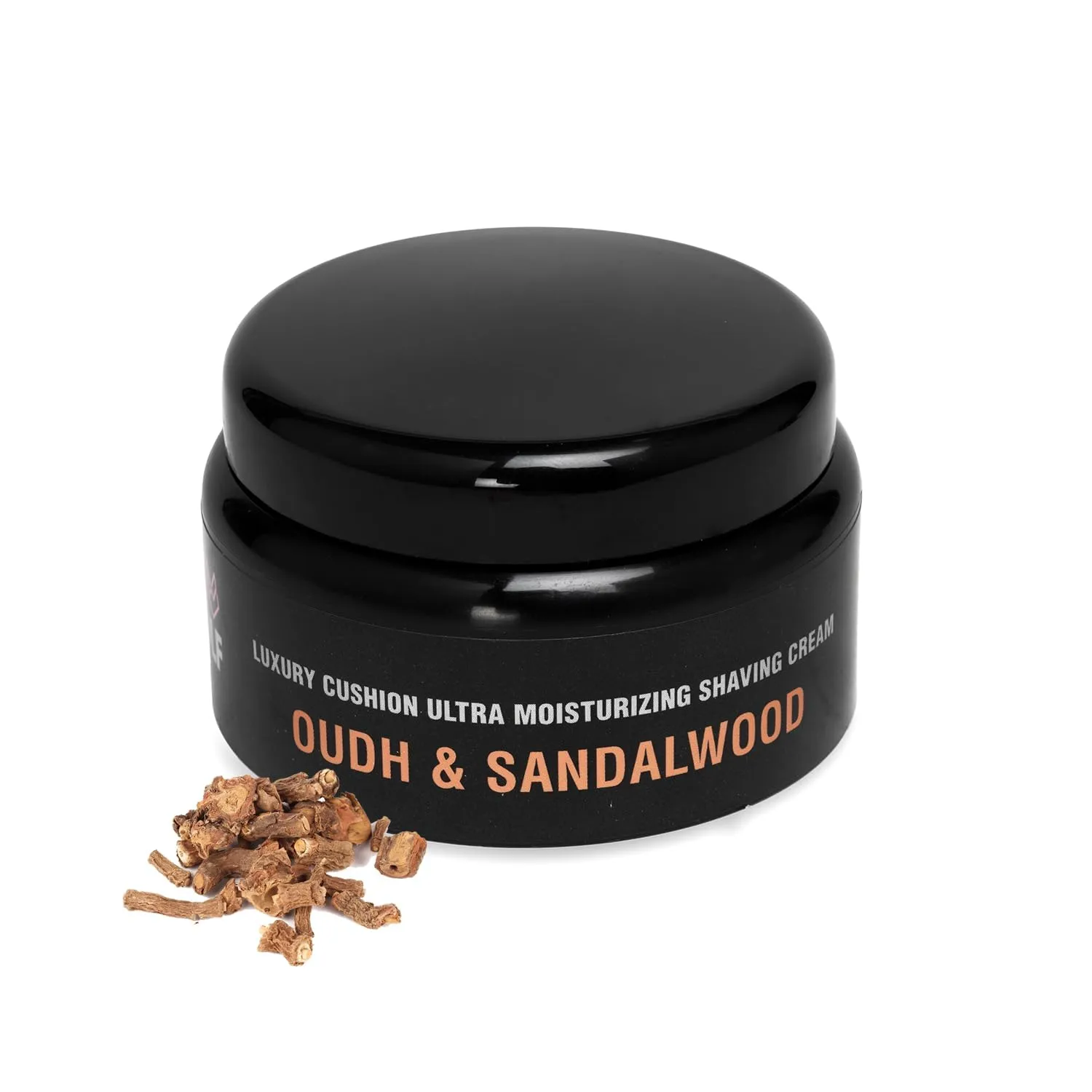 (100 gram). Moisturizing oudh & sandalwood shaving cream. Luxury cushion ultra moisturizing shaving cream.enrich withanant mool, kasturi manjal, aloe vera, sandalwood.