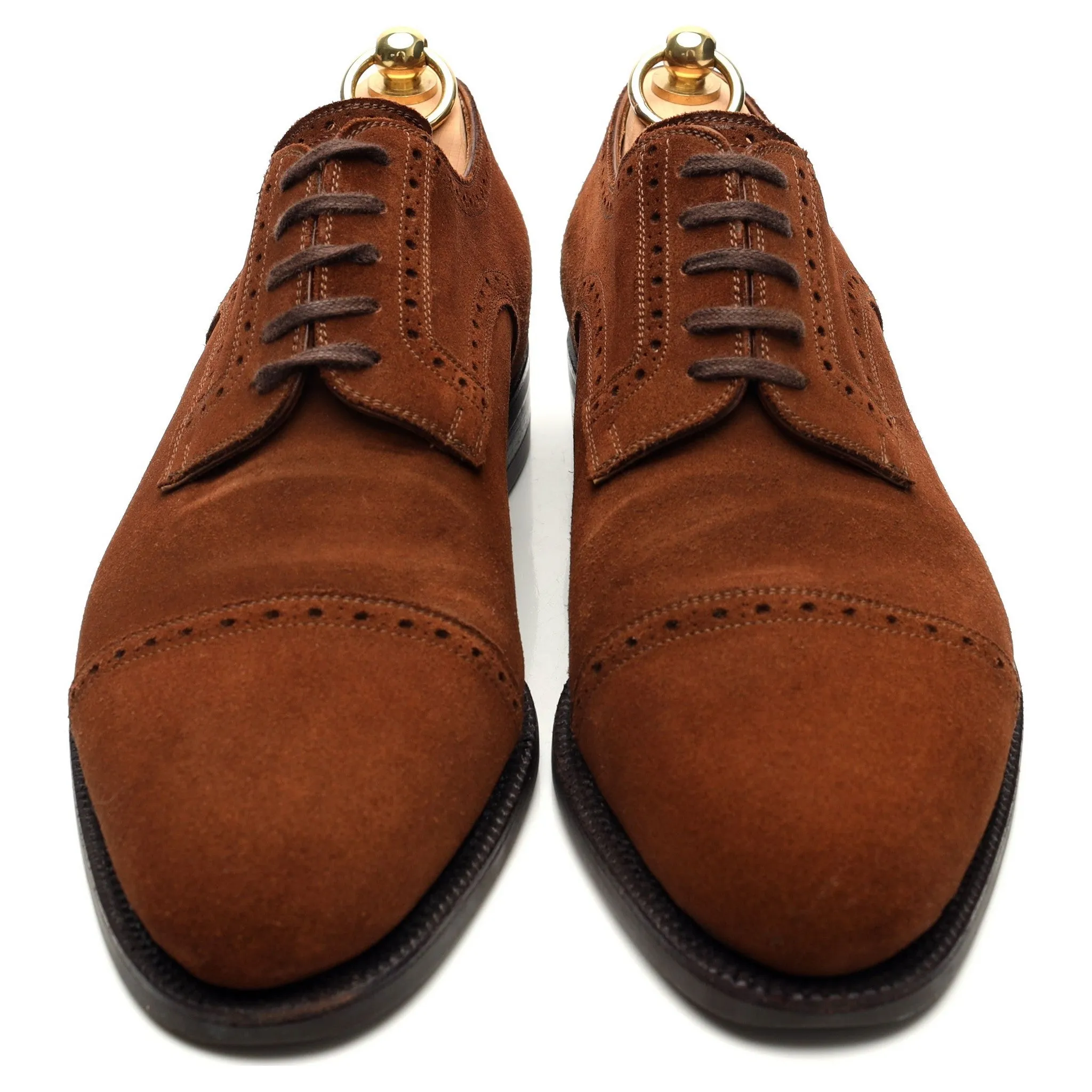 '5405' Snuff Brown Suede Derby Brogue UK 6.5 EU 40.5