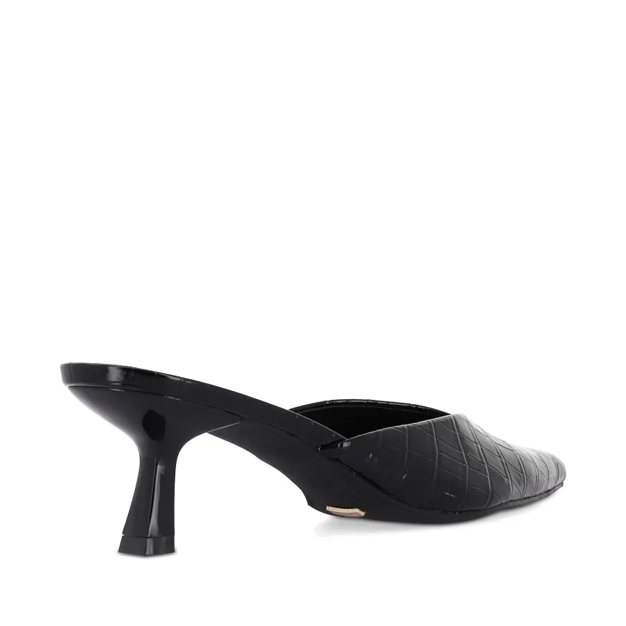 ADELE - BLACK PATENT CROC