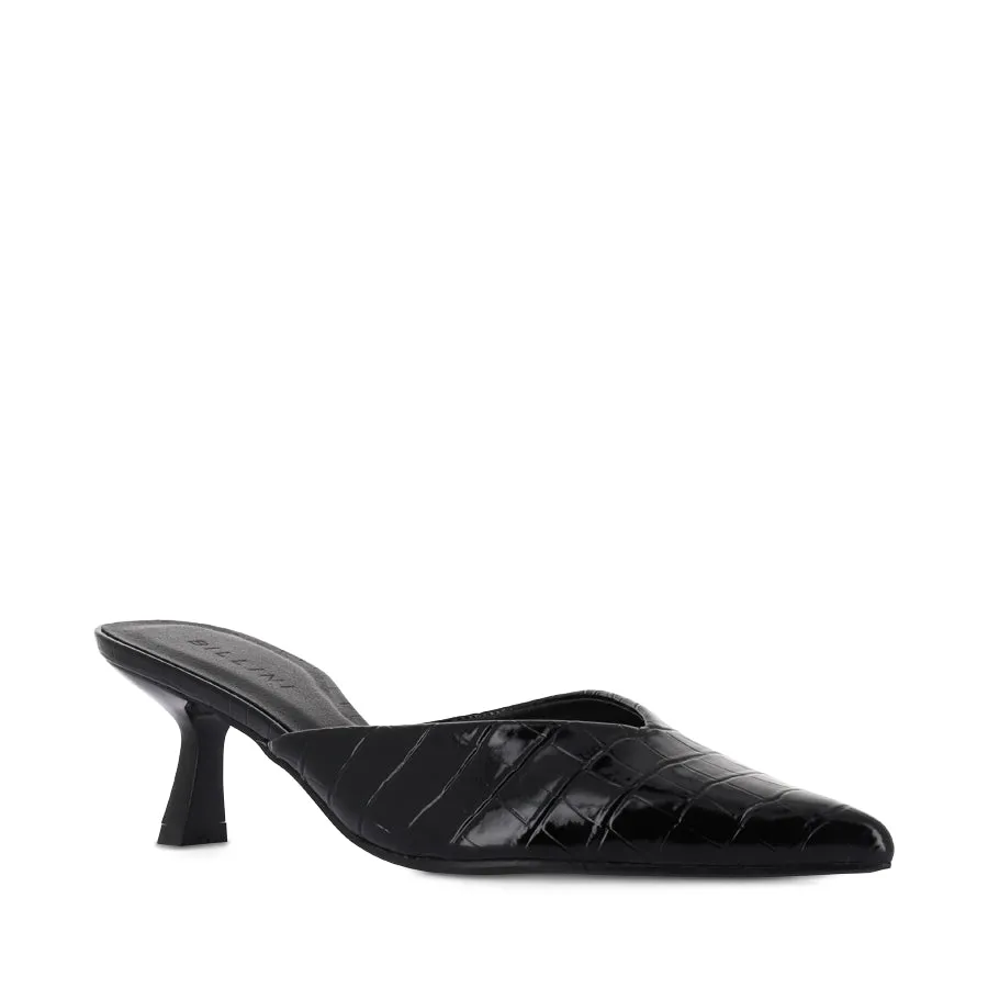 ADELE - BLACK PATENT CROC