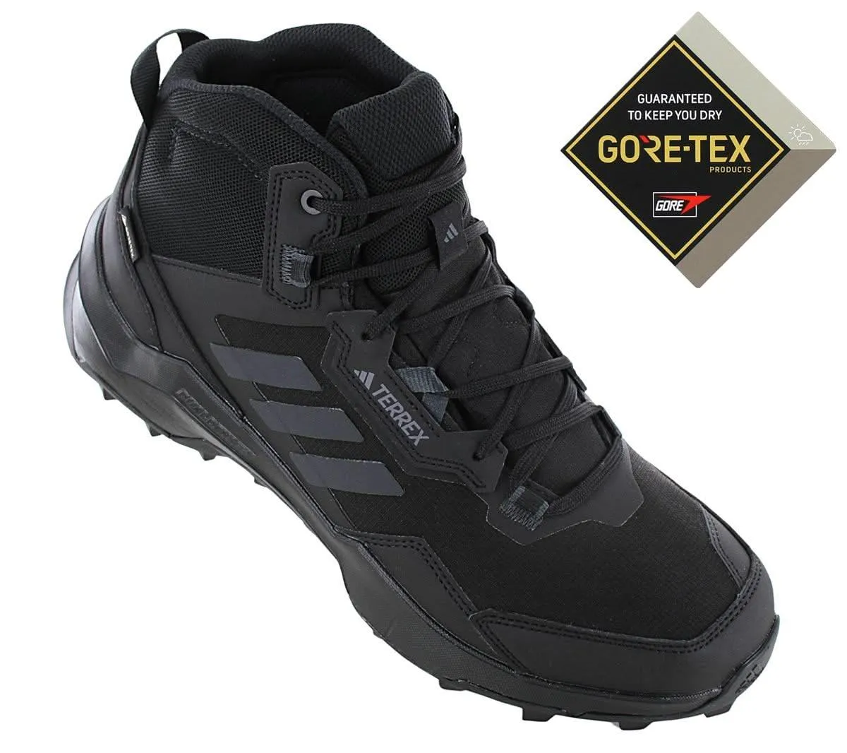adidas TERREX AX4 Mid GTX - GORE-TEX - Herren Wanderschuhe Schwarz HP7401