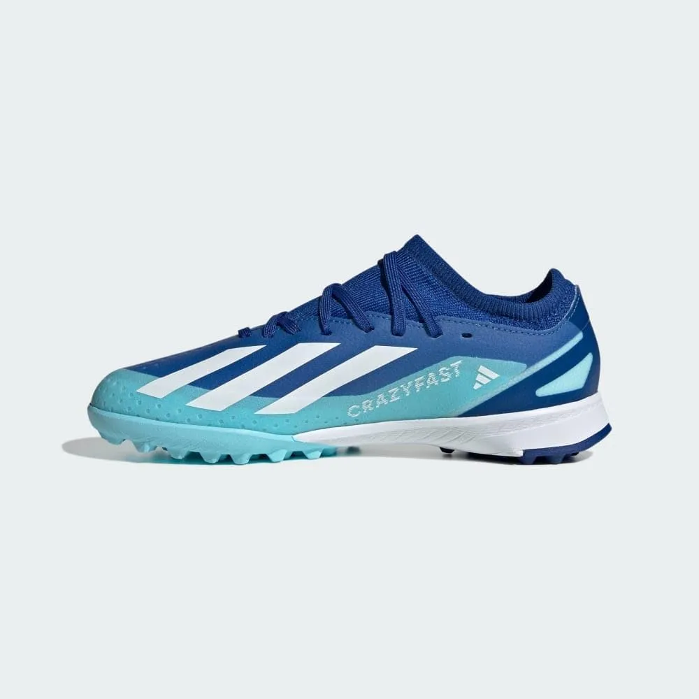 adidas Unisex-Child X Crazyfast.3 Turf Soccer Shoes Sneaker
