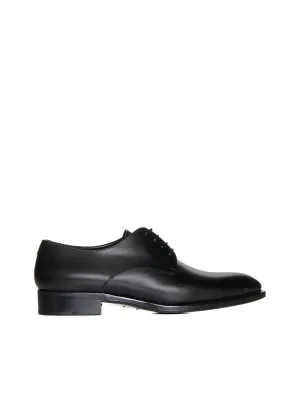 Adrien leather derby shoes<BR/>