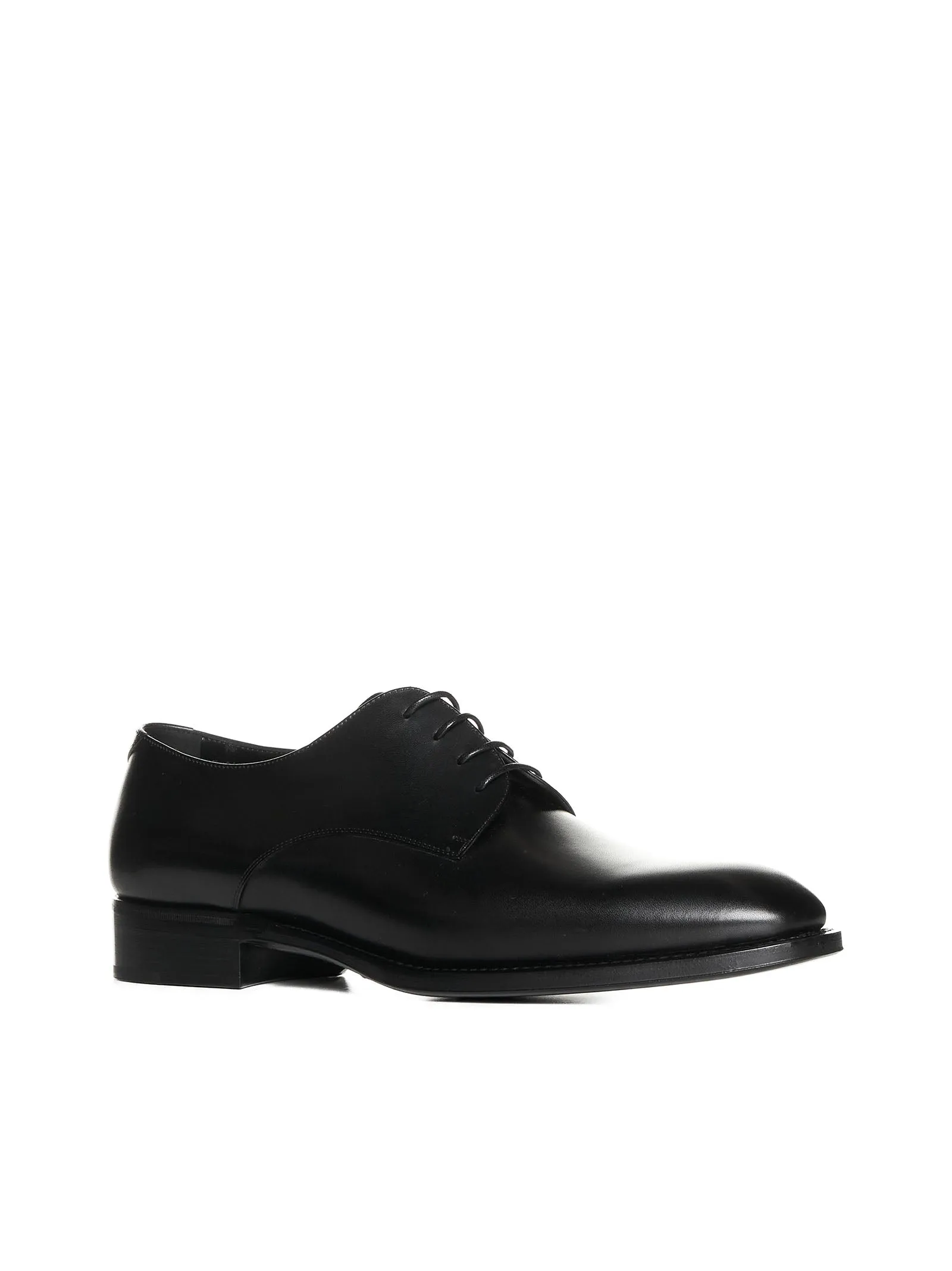 Adrien leather derby shoes<BR/>