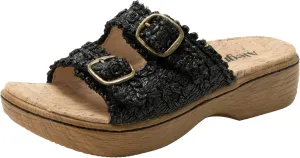 Alegria Women Oona Slide Sandal Adjustable Buckle Straps
