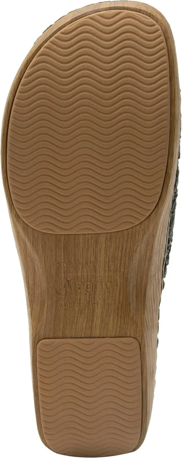 Alegria Women Oona Slide Sandal Adjustable Buckle Straps
