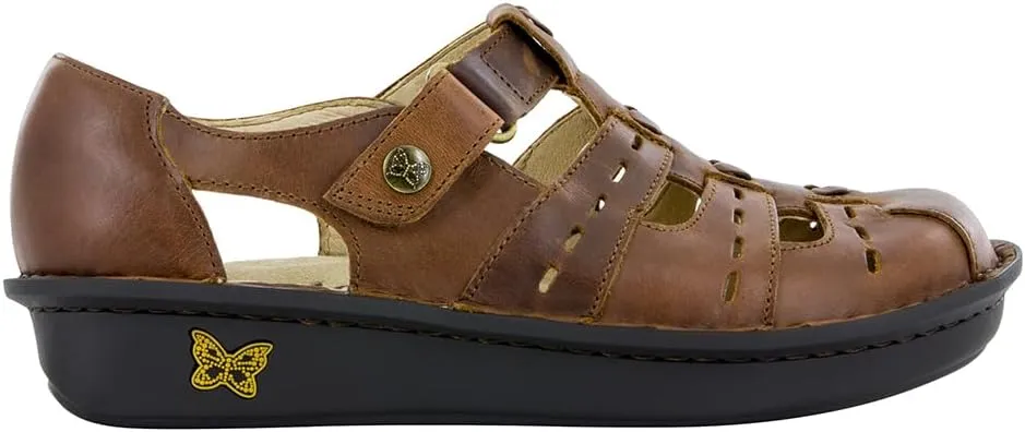 Alegria Women's Pesca Fisherman Leather Sandal