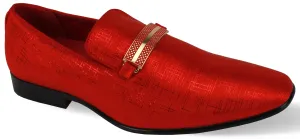 AM RED LOAFER-GLOBE FOOTWEAR