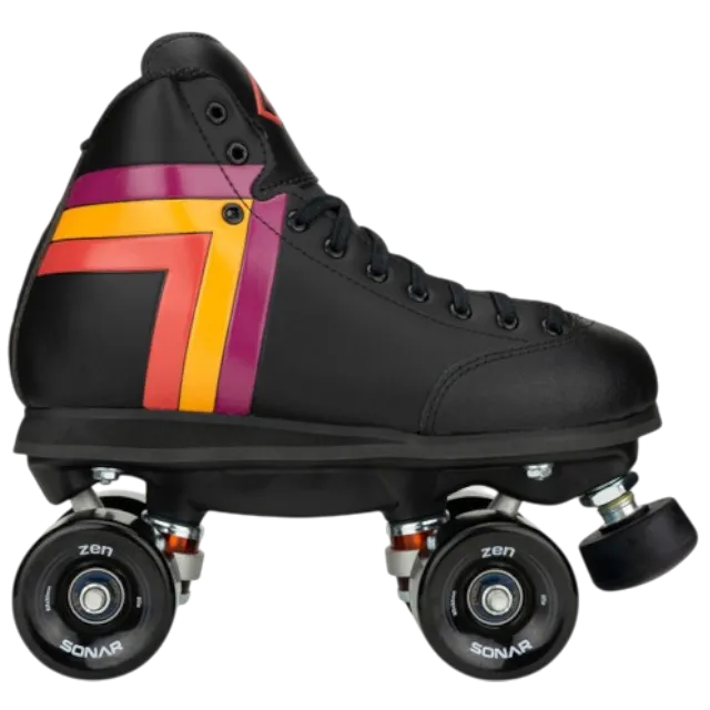 Antik Skates - Black Skyhawk Outdoor - Roller Skate Set