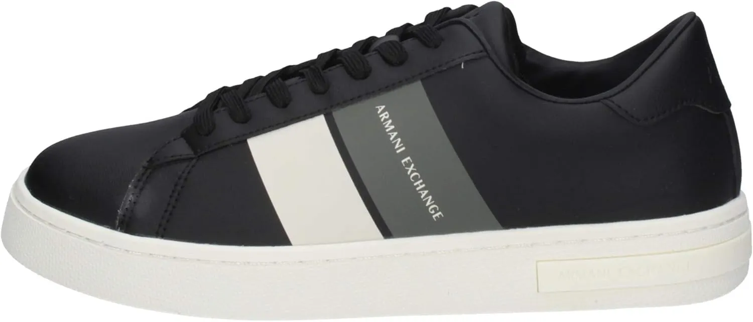Armani Exchange Men's London Classic Stripe Sneaker