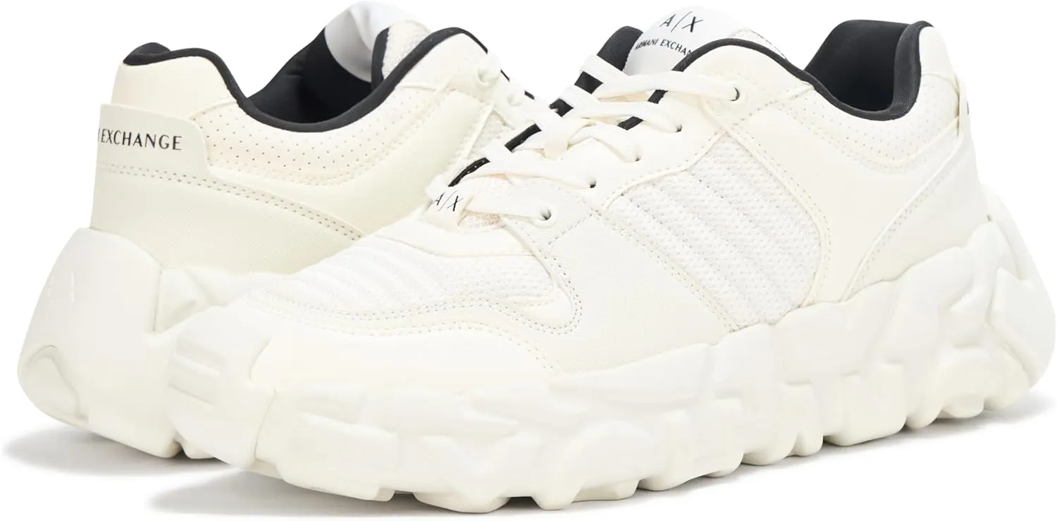 Armani Exchange Men's Stone Chunky Sole Sneaker