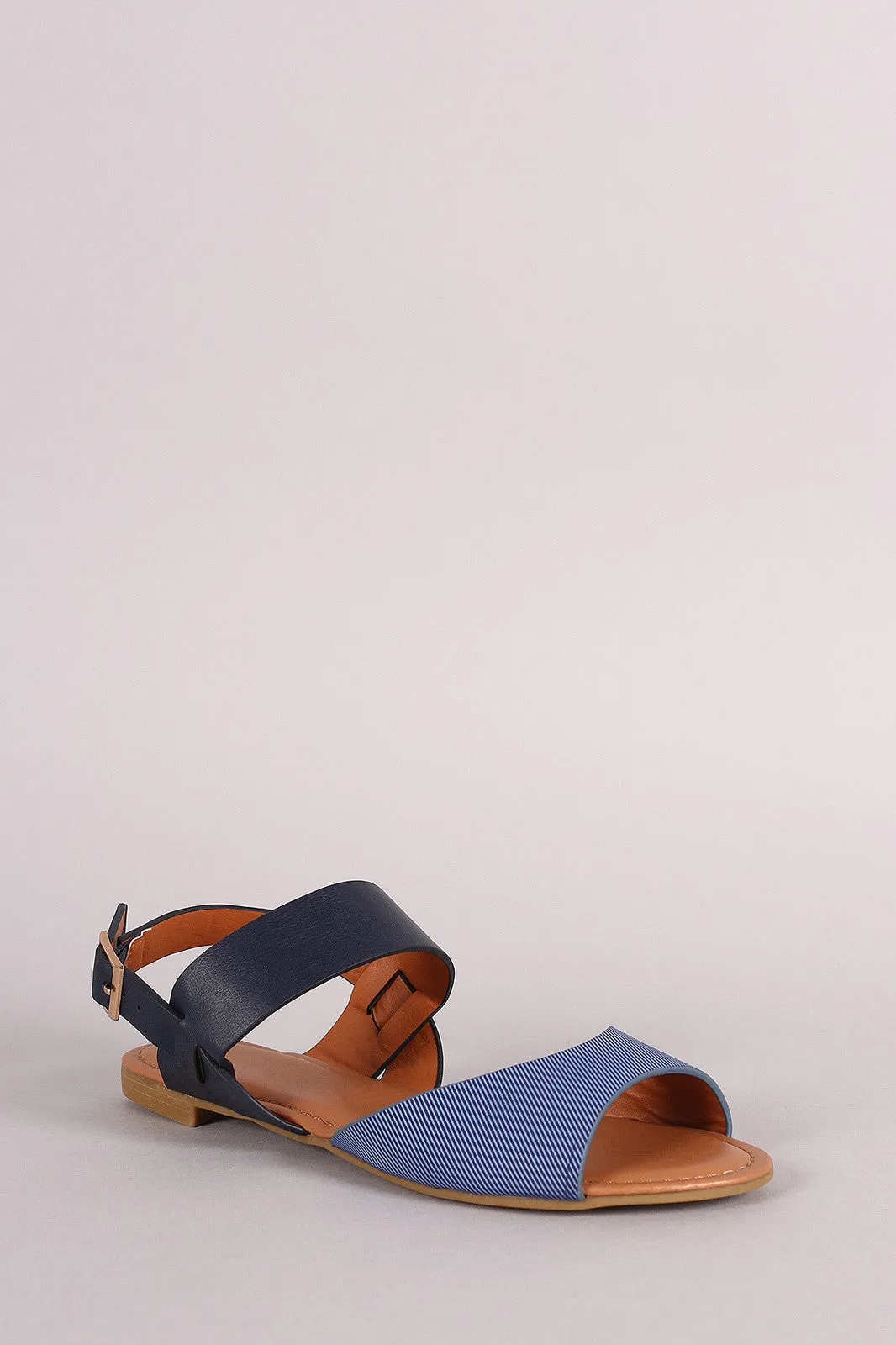 Bamboo Toe Flat Sandal Fast response Strap Ankle Highly-rated Peep