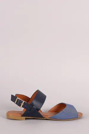 Bamboo Toe Flat Sandal Fast response Strap Ankle Highly-rated Peep