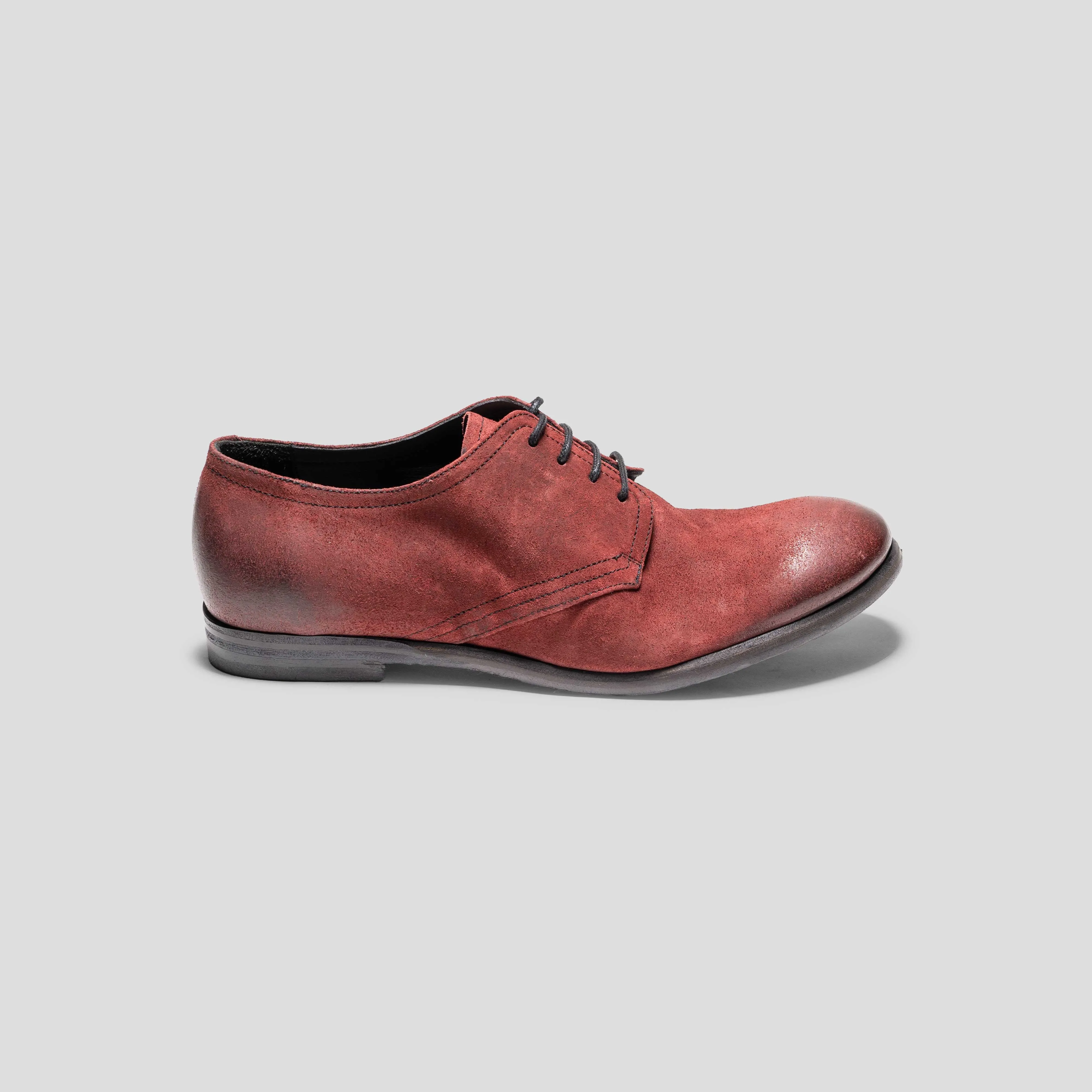 BAUG waxed suede OXBLOOD