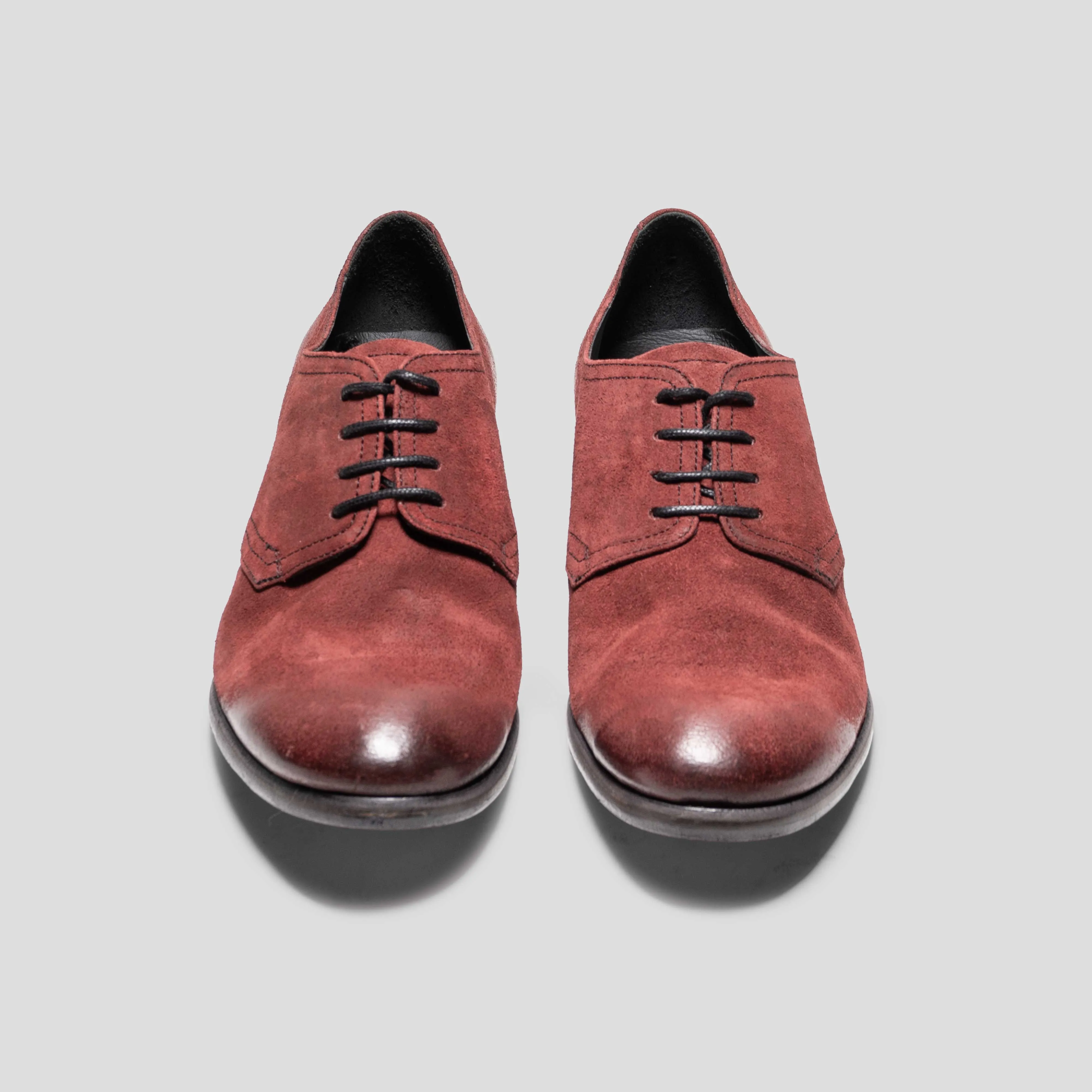 BAUG waxed suede OXBLOOD