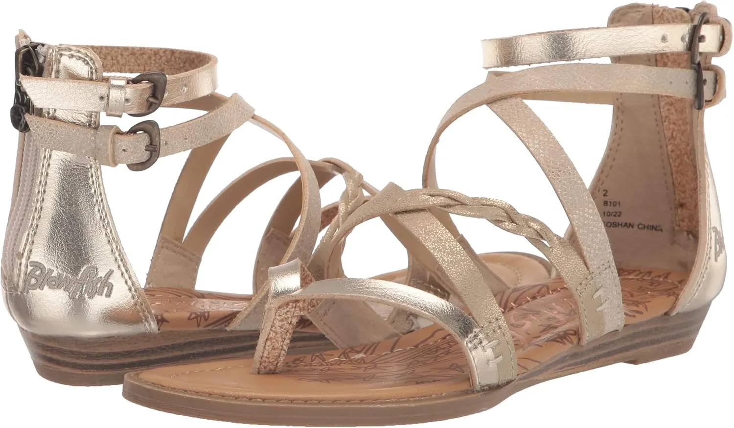 Blowfish Girls' Bungalow-B-K Sandal