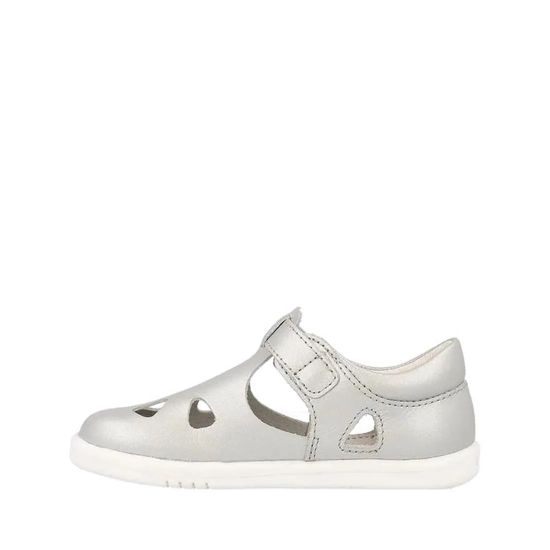 Bobux IWalk IW Zap II Sandal Metallic Silver  Shoe Sandal