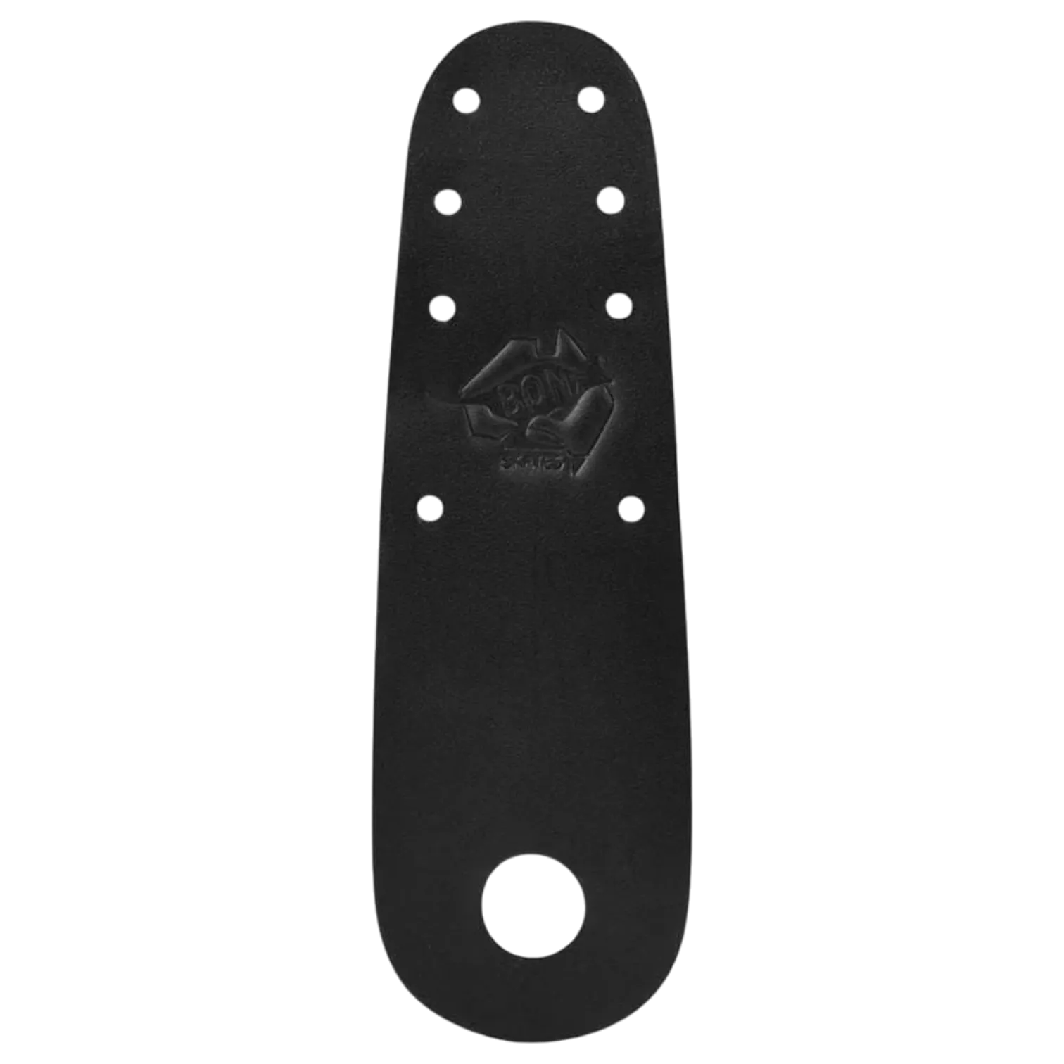 Bont - Black Flat Leather Toe Protectors - Sold In Pairs