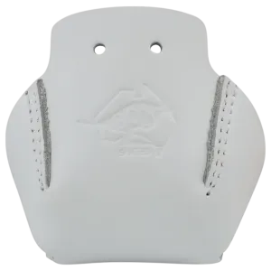 Bont - White Stitched Leather Toe Cap Protectors - Sold In Pairs