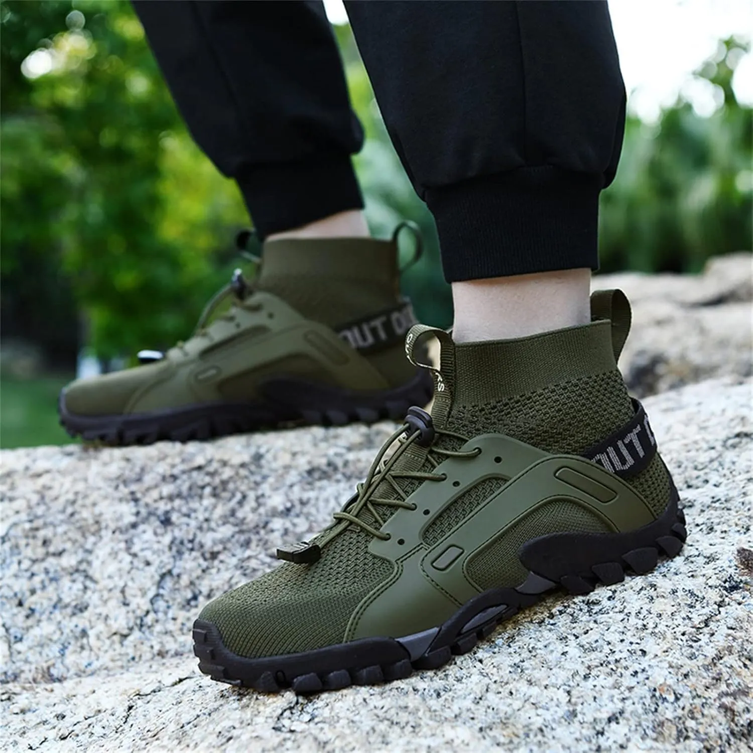 BORAMAX Men's Running Shoes Non Slip Athletic Tennis Walking Type Sneakers Hip Hop Men Walking Running Sneakers Shoe