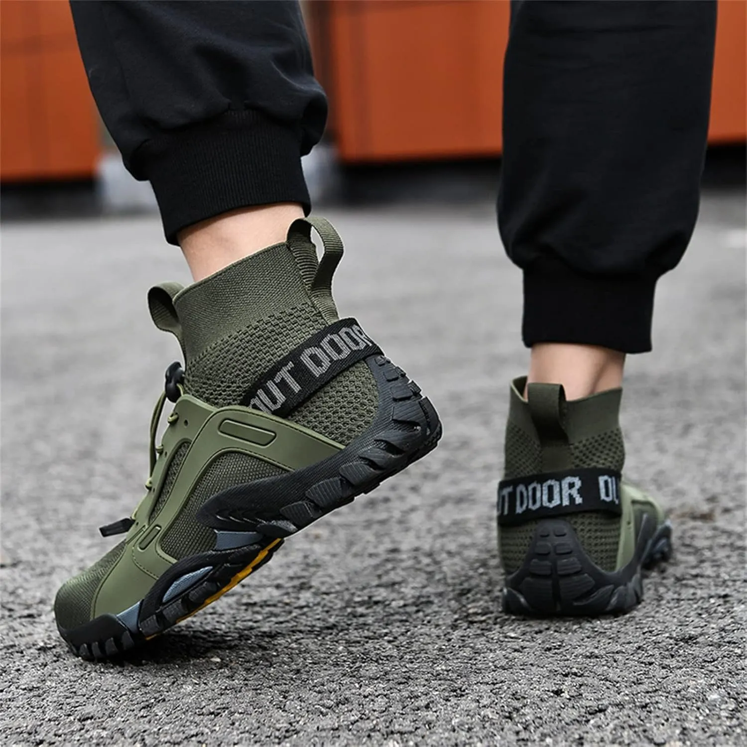 BORAMAX Men's Running Shoes Non Slip Athletic Tennis Walking Type Sneakers Hip Hop Men Walking Running Sneakers Shoe
