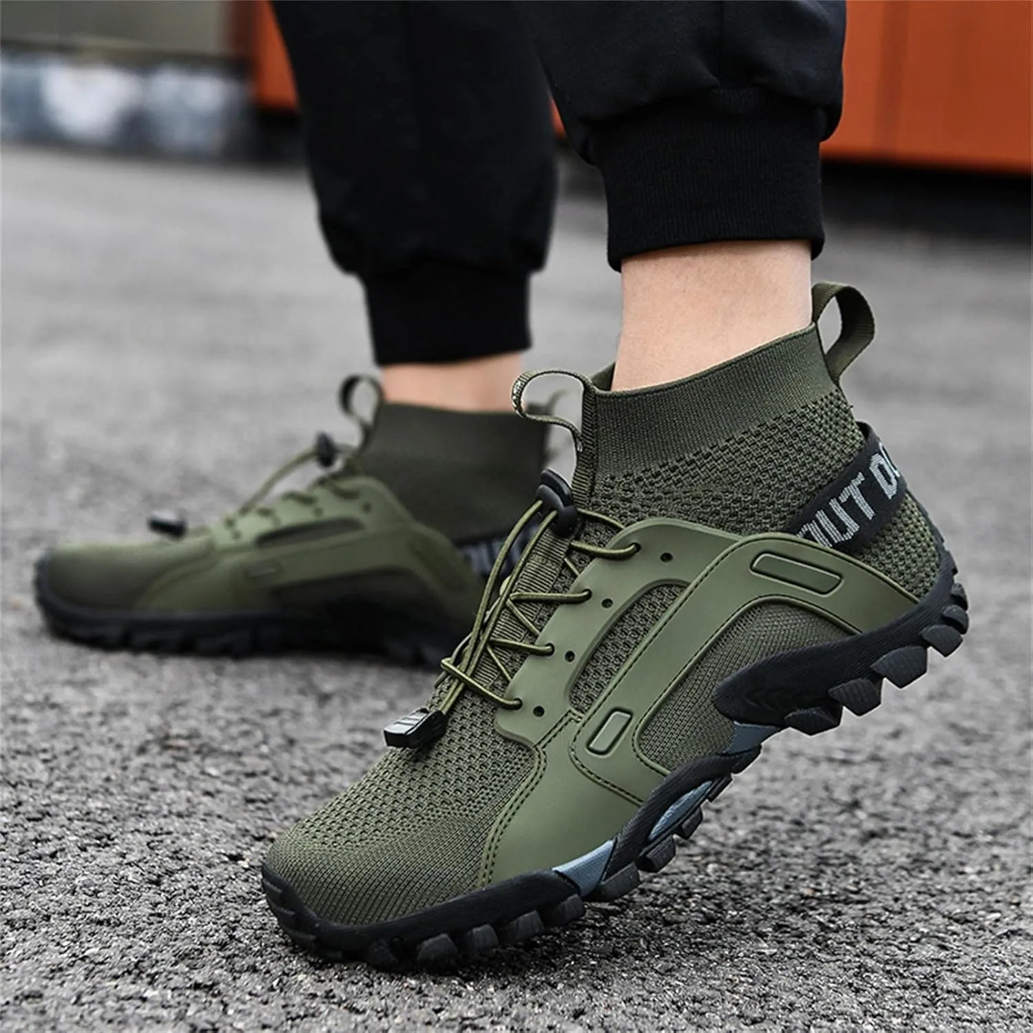 BORAMAX Men's Running Shoes Non Slip Athletic Tennis Walking Type Sneakers Hip Hop Men Walking Running Sneakers Shoe