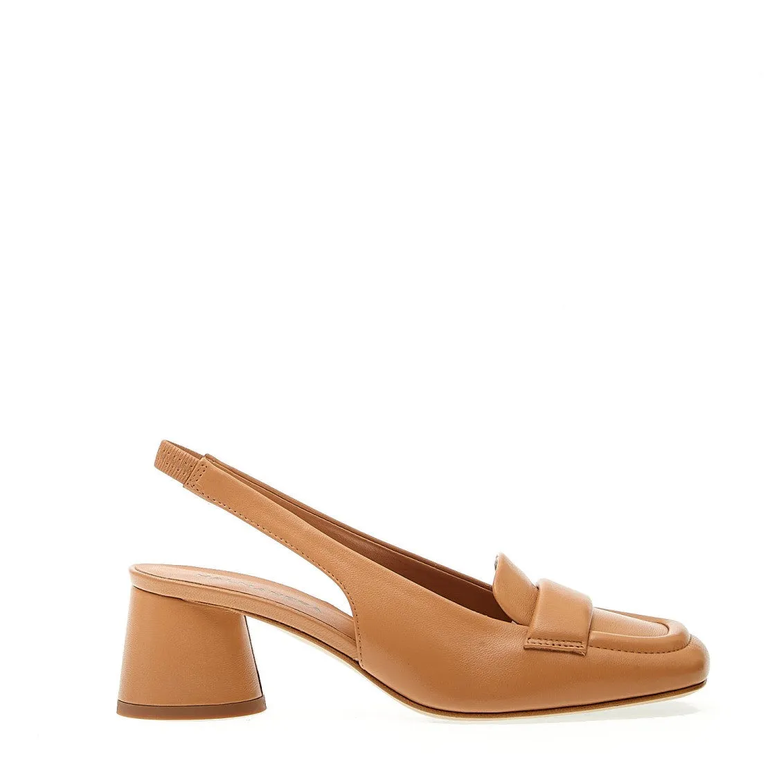 Caramel Slingback Heel 50Mm