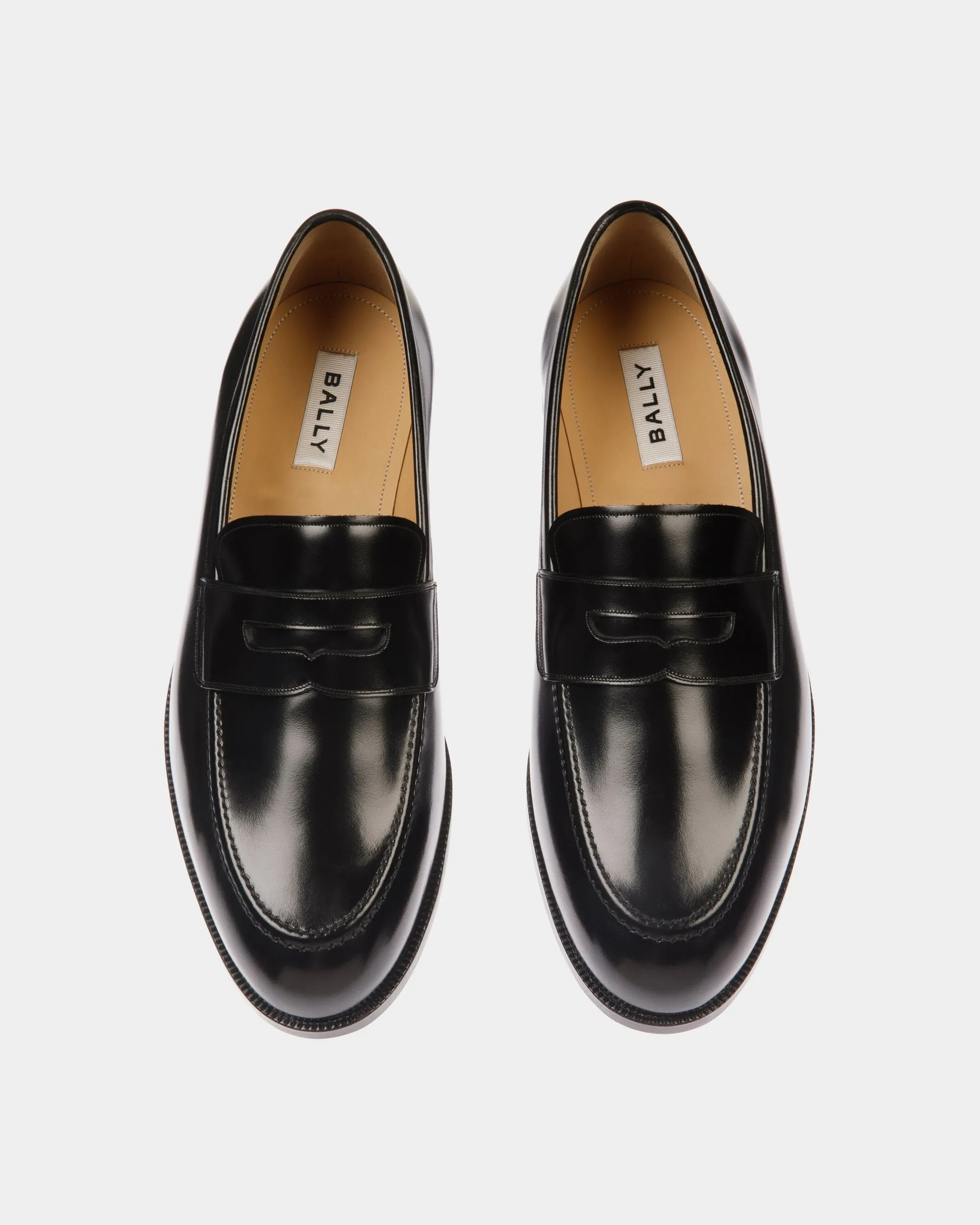Carl Loafer in Black Leather