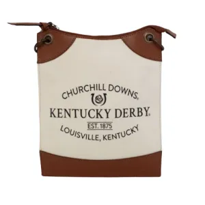 Churchill Downs Kentucky Derby Canvas Crossbody Bag