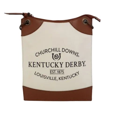 Churchill Downs Kentucky Derby Canvas Crossbody Bag