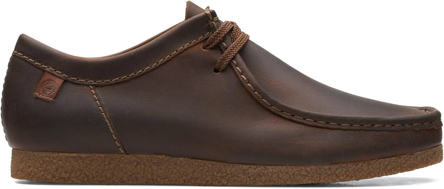 Clarks Men's Derby Oxford, Beeswax, 8.5 US