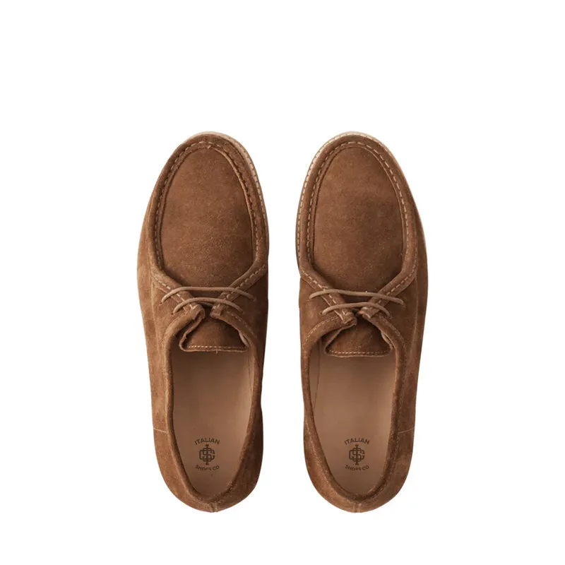 Classic Suede Leather Derby Shoes For Men