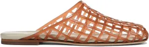 Clear Jelly Flats for Women Closed Toe Mesh Hollow Jellies Mule Sandals Slip On Jelly Slides Casual Comforatable Summer Beach Slipper Sandals
