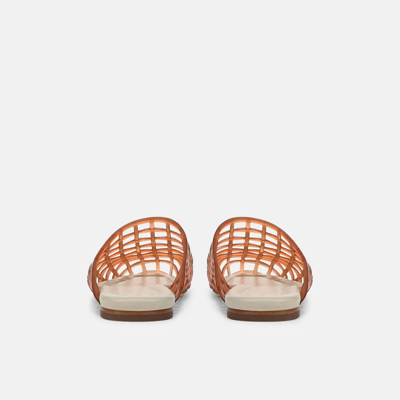 Clear Jelly Flats for Women Closed Toe Mesh Hollow Jellies Mule Sandals Slip On Jelly Slides Casual Comforatable Summer Beach Slipper Sandals