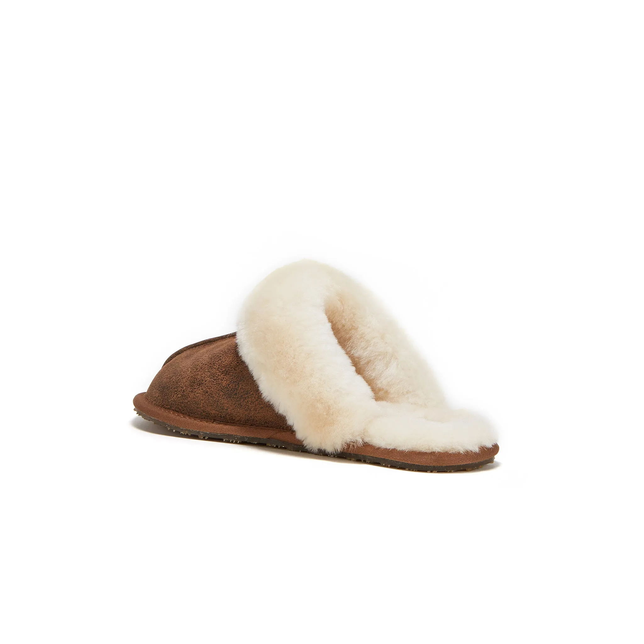 CLOSED MULE AVIATOR CHESTNUT
