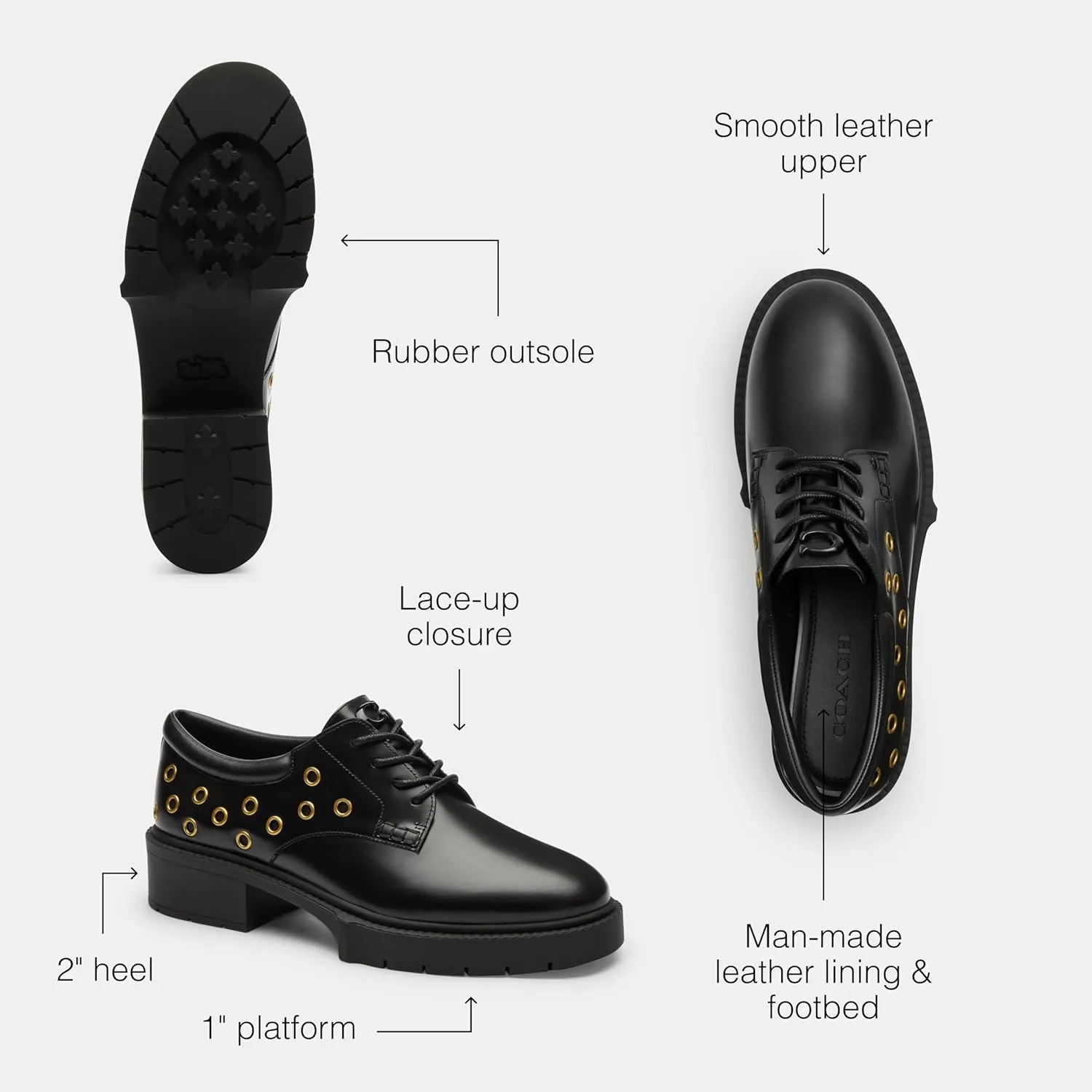 Coach Women's Lyla Derby Oxford