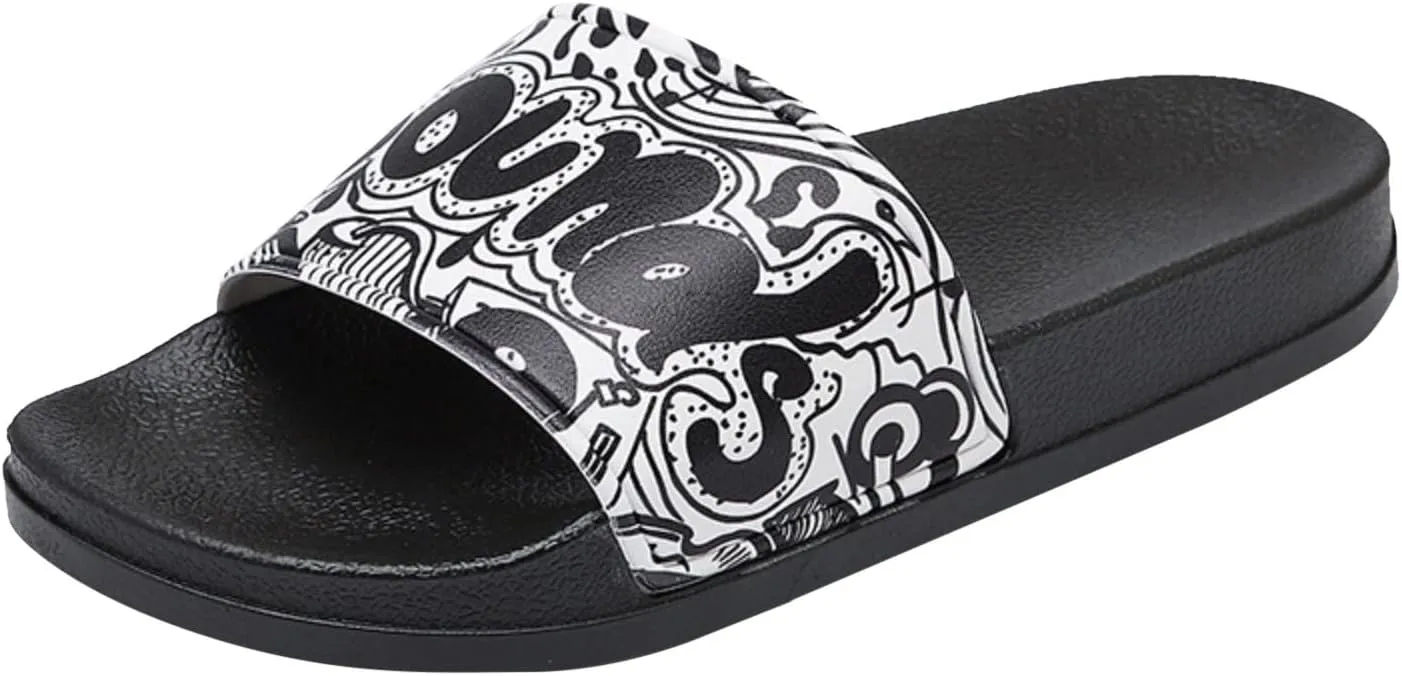 Comfortable Fashion Beach Cute Ladies Slides Summer Sandals And Slippers For Women To Wear Summer Indoor Bathing