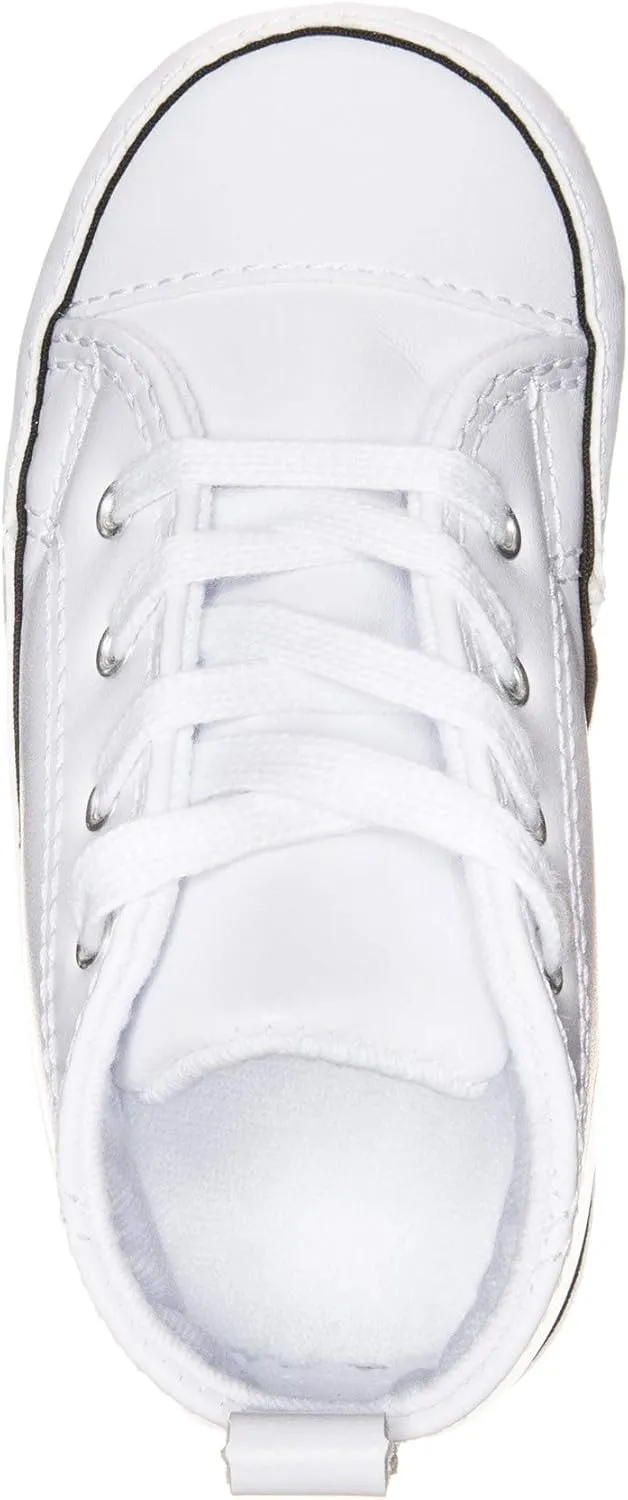 Converse Baby-Boy's First Star Leather High Top Sneaker
