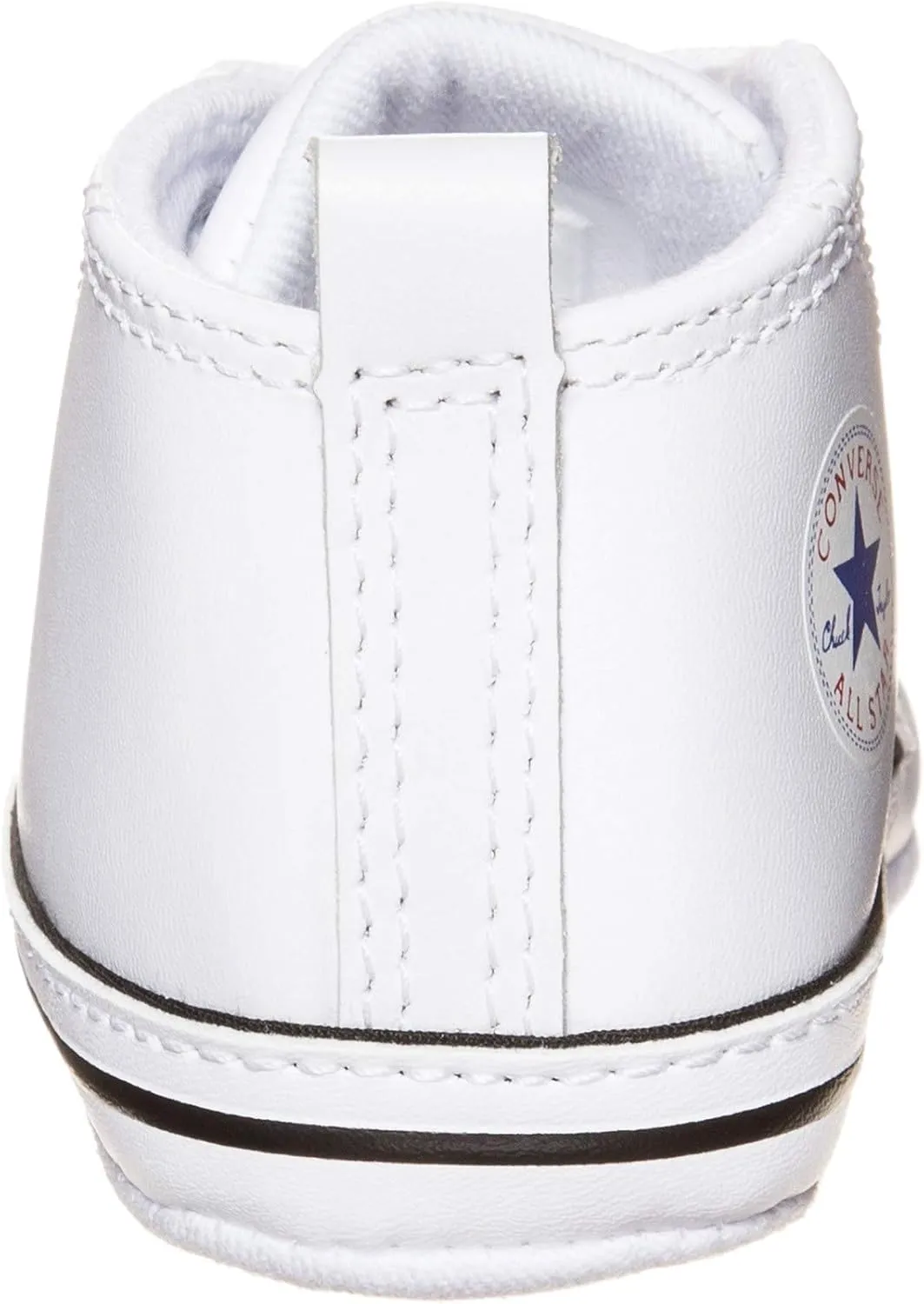 Converse Baby-Boy's First Star Leather High Top Sneaker