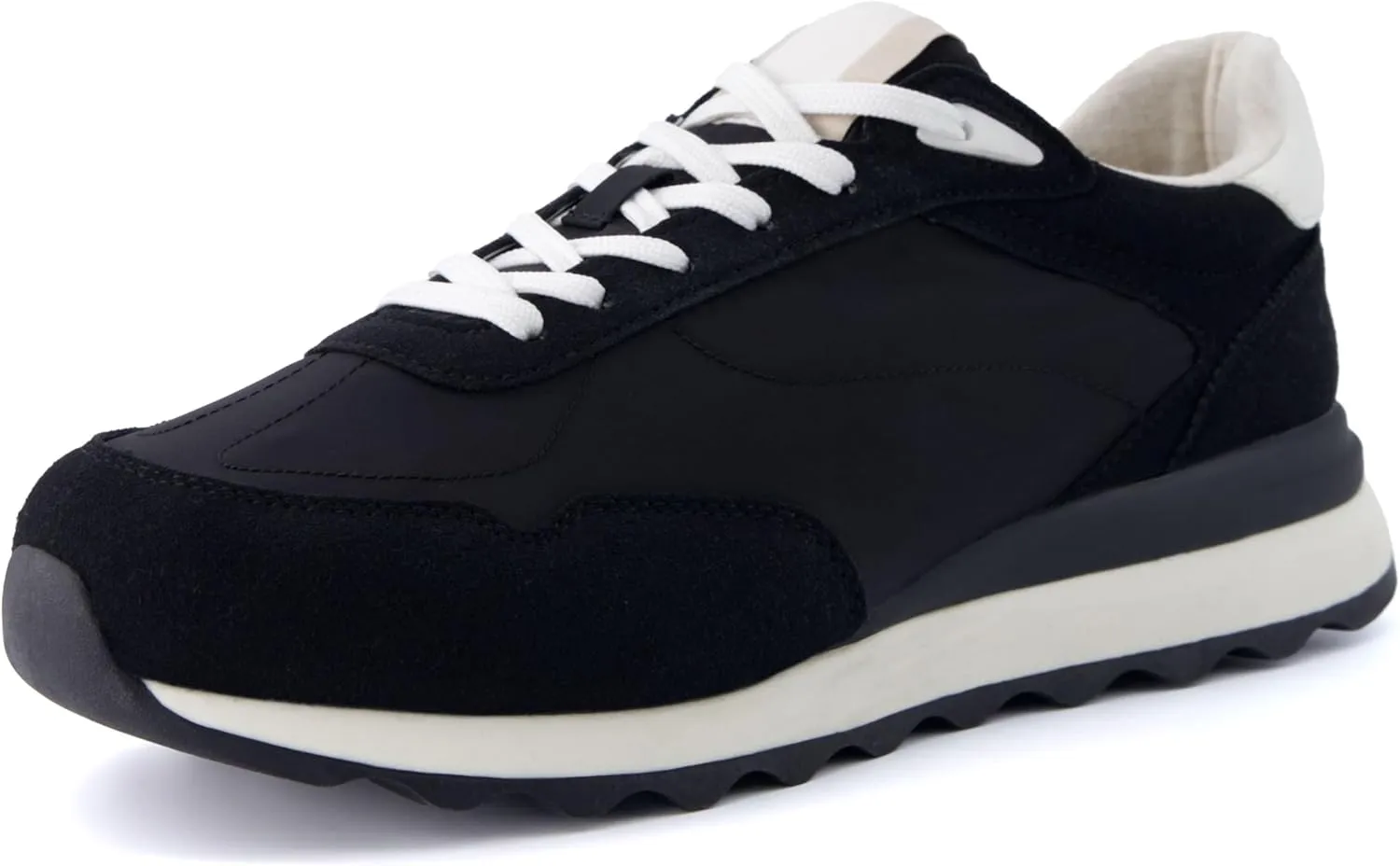 CUSHIONAIRE Men's Crest lace up Sneaker with  Comfort Foam