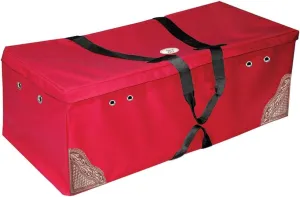 Derby Originals Hay Bale Bag X-Large 600D Waterproof for California Bales with Leaf & Basket Hand Tooled Leather Accents 52" x 28" x 20"