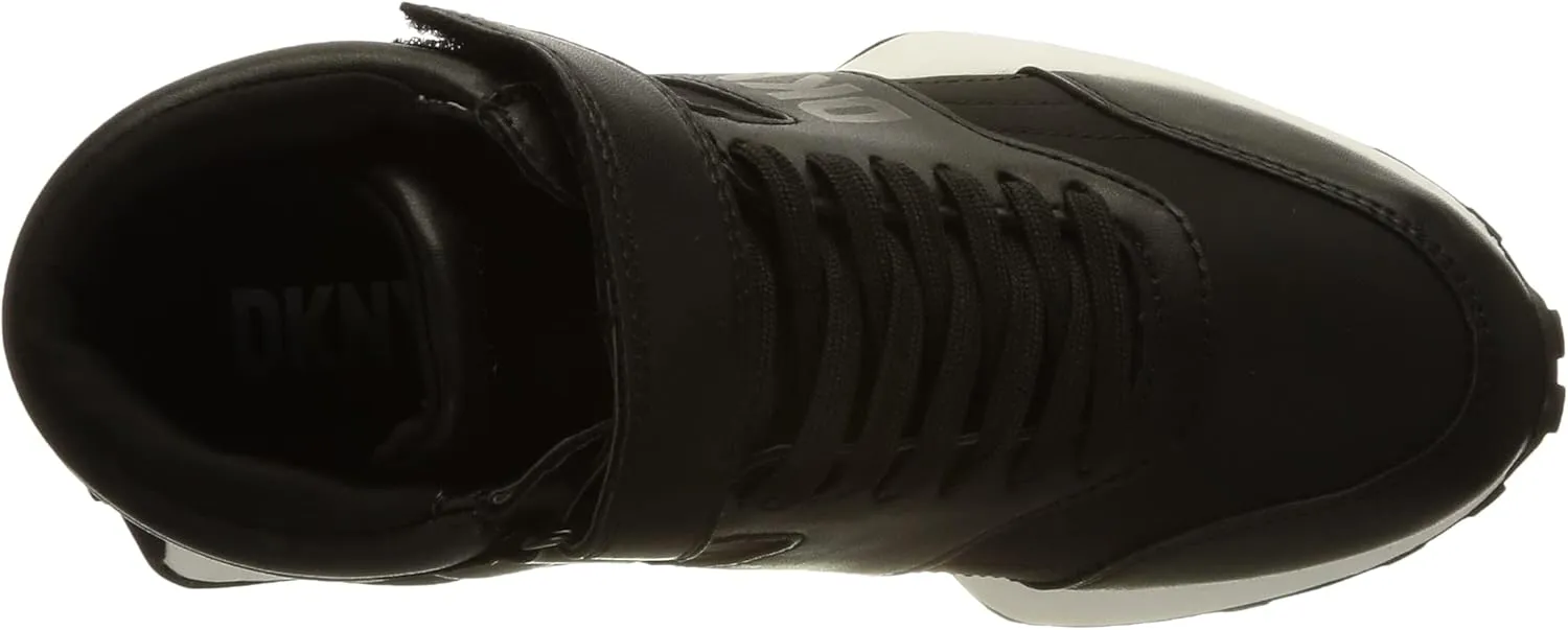 DKNY women's Noemi-Lace Up Mid Everyday Sneaker