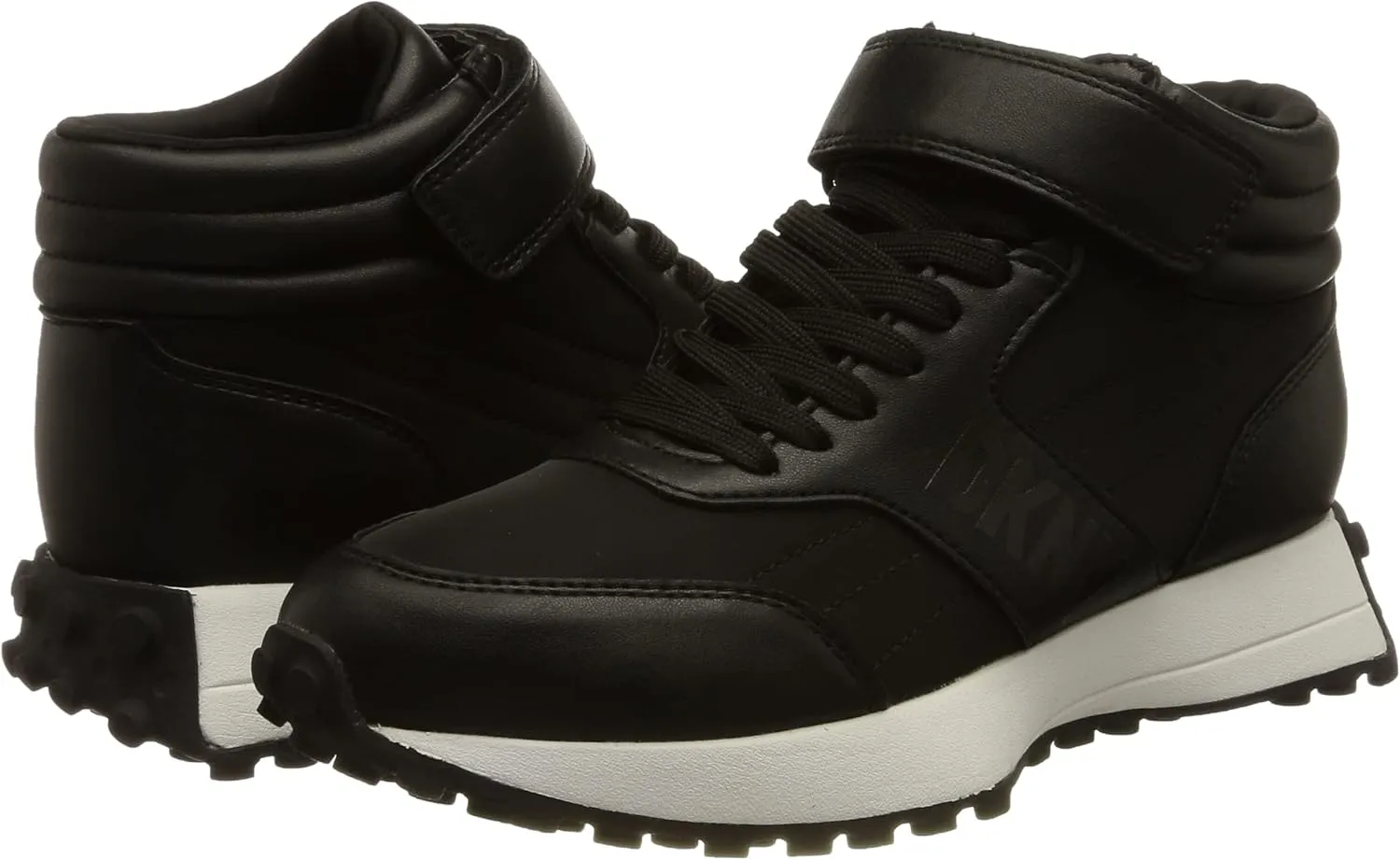 DKNY women's Noemi-Lace Up Mid Everyday Sneaker