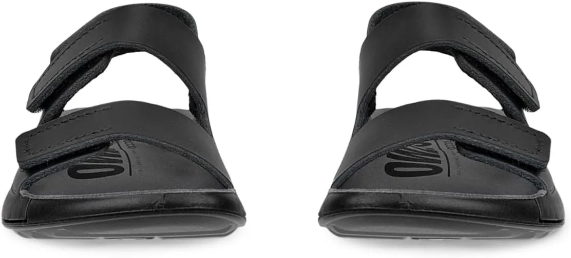 ECCO Unisex-Child Cozmo 3-Strap Adjustable Velcro Sandal