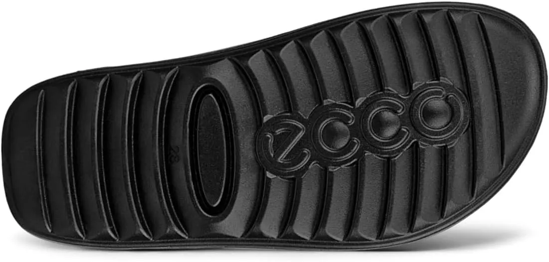 ECCO Unisex-Child Cozmo 3-Strap Adjustable Velcro Sandal