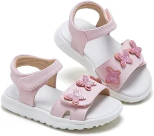 ESTINE Toddler Girls Sandals-Water Friendly Walking Casual Summer Outfit Dress Shoes