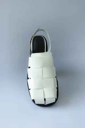 Fast dispatch Outstanding value IVORY CUBE - SANDAL