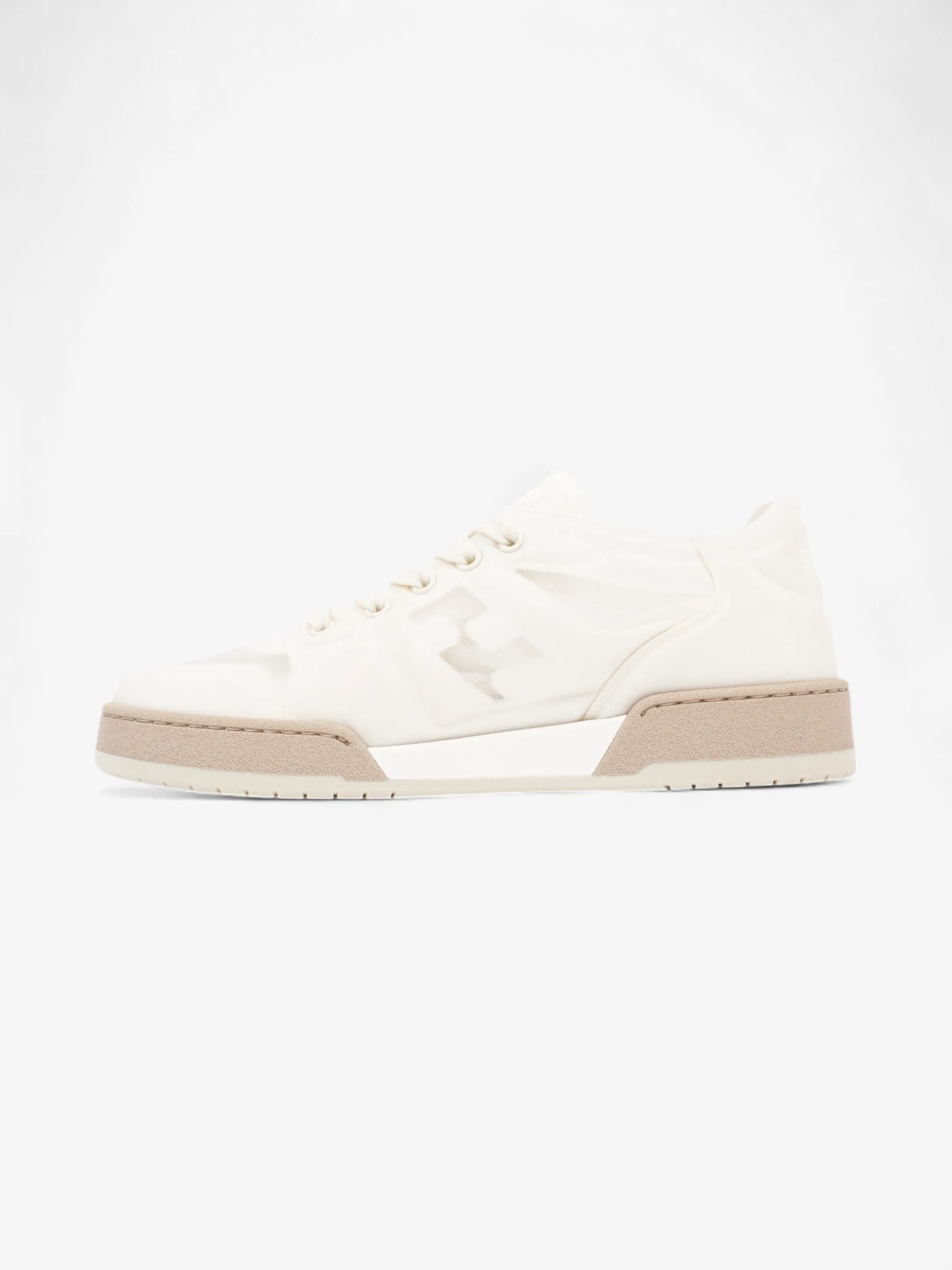 Fendi Low Top Sneaker White Mesh EU 38.5 UK 5.5