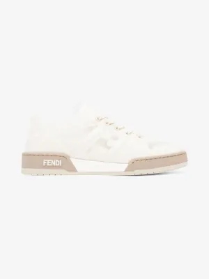 Fendi Low Top Sneaker White Mesh EU 38.5 UK 5.5