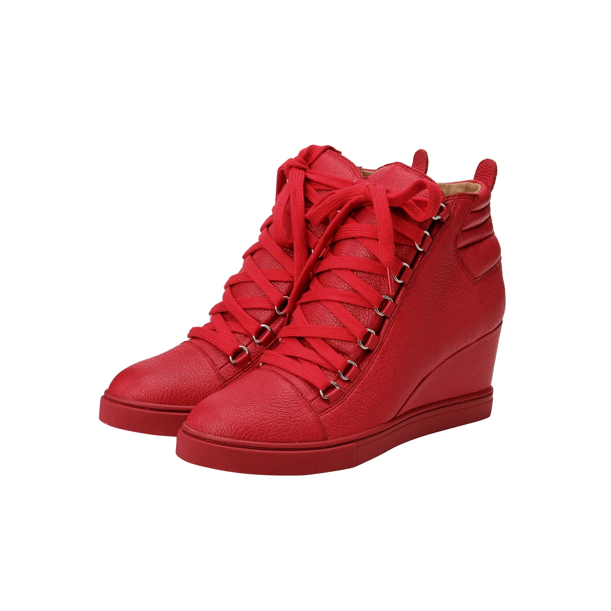 FENTON | Lace-Up Wedge Sneakers